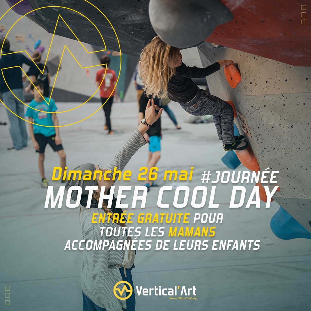 Fête des mères à Vertical'Art Lyon, escalade gratuite pour les mamans dimanche 26 mai
