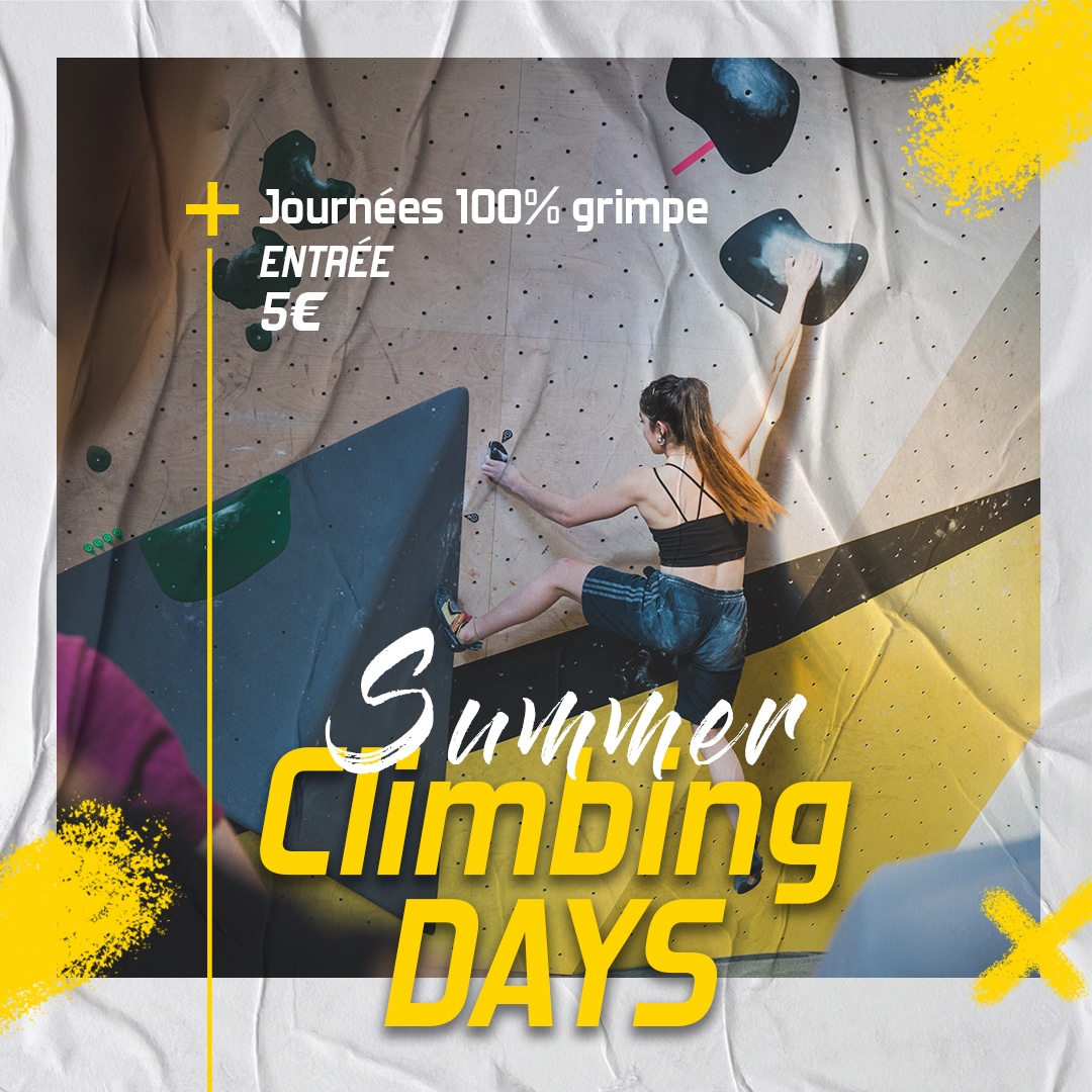 Summer Climbing Days à Vertical’Art Lyon, escalade à 5€ pour tous en juillet 2024